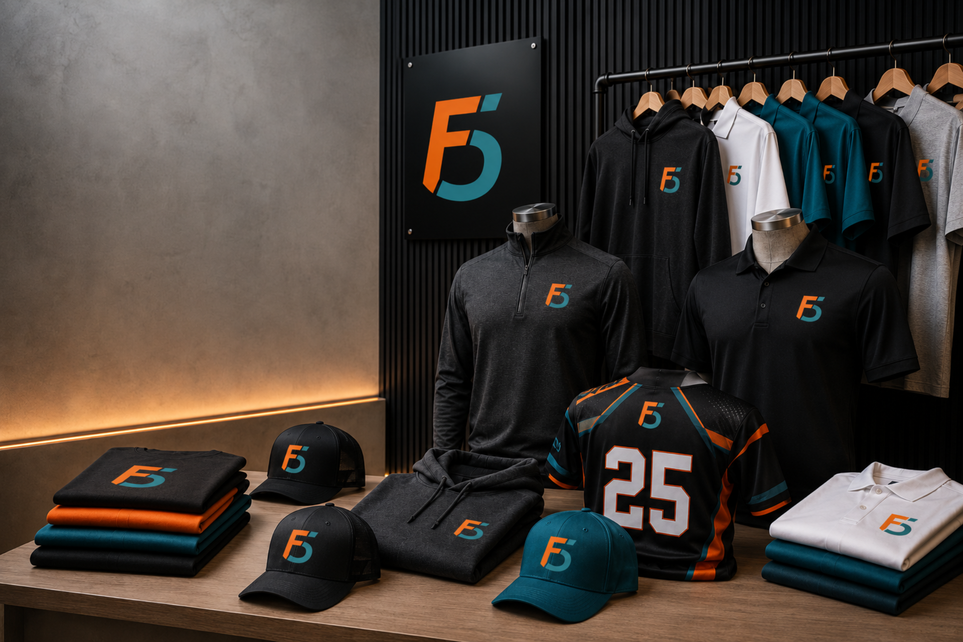 Custom apparel Columbia SC — screen printed and embroidered shirts from F5 Branding Co.