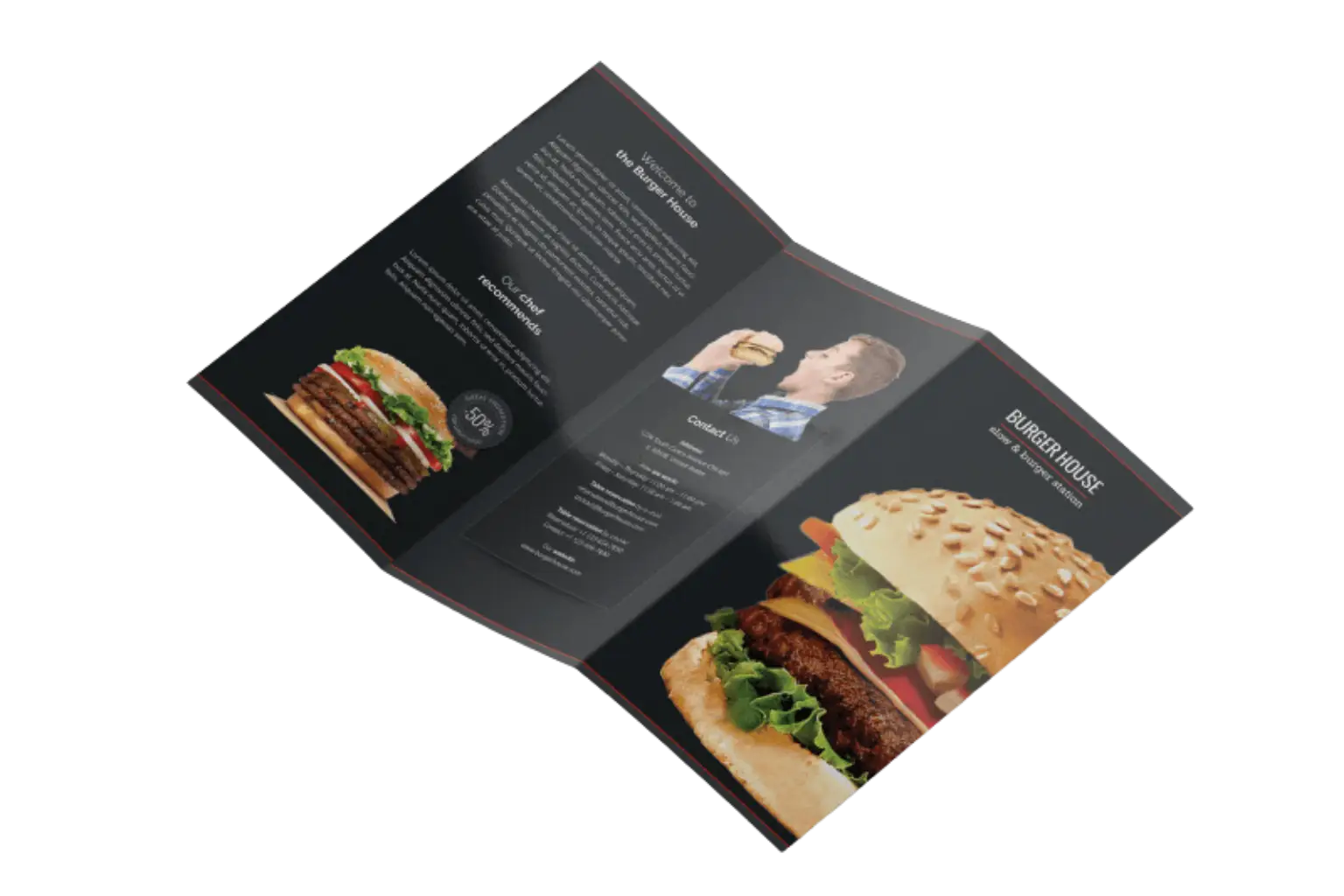 Brochures by F5 Branding Co. — folded multi-panel marketing pieces
