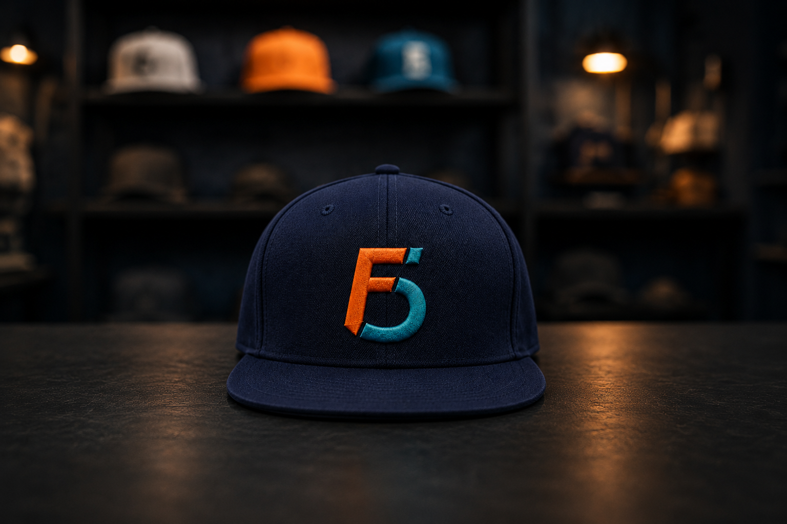Embroidered headwear for fundraising stores