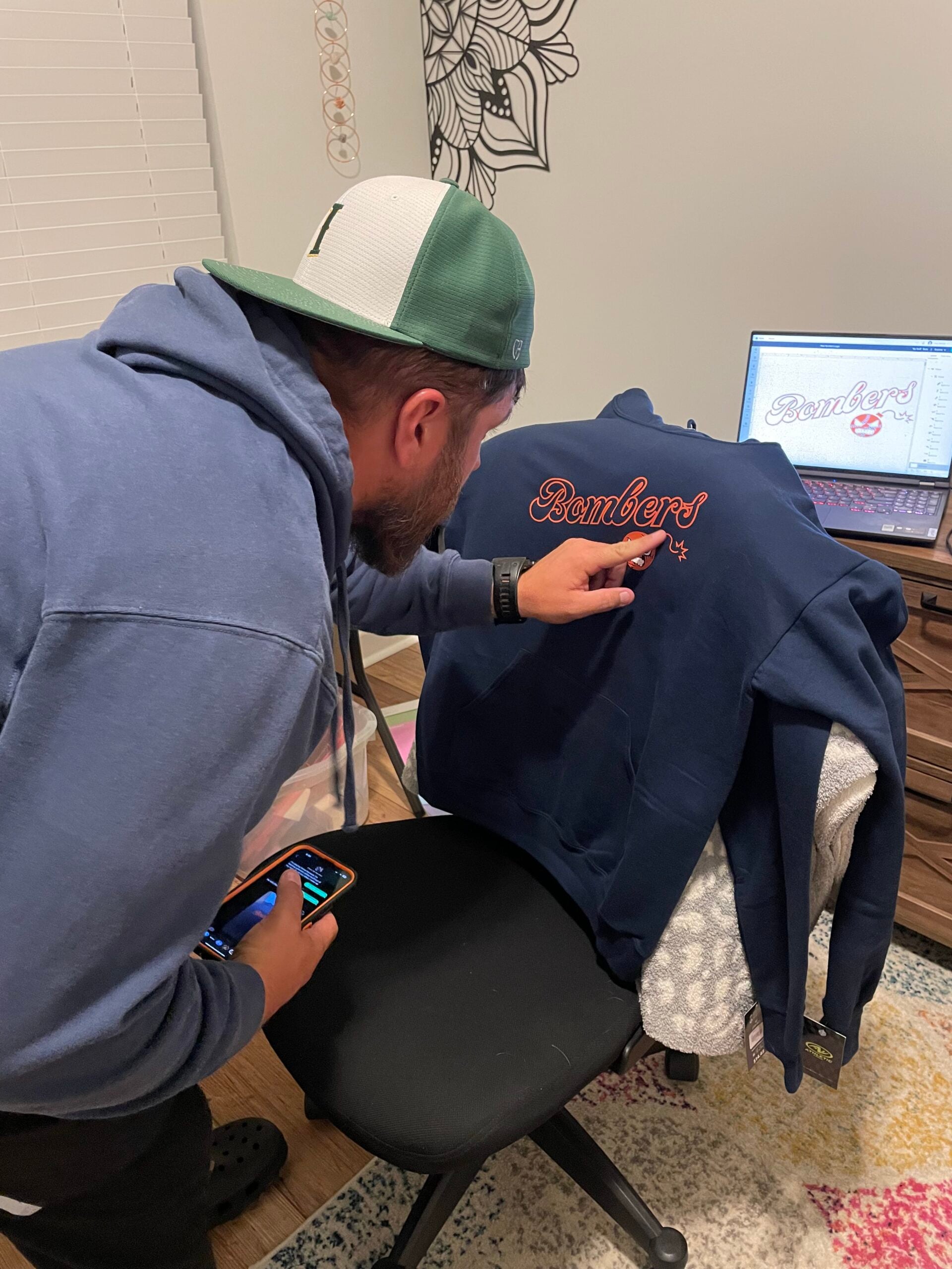 The first hoodie ever made — what started F5 Branding Co.